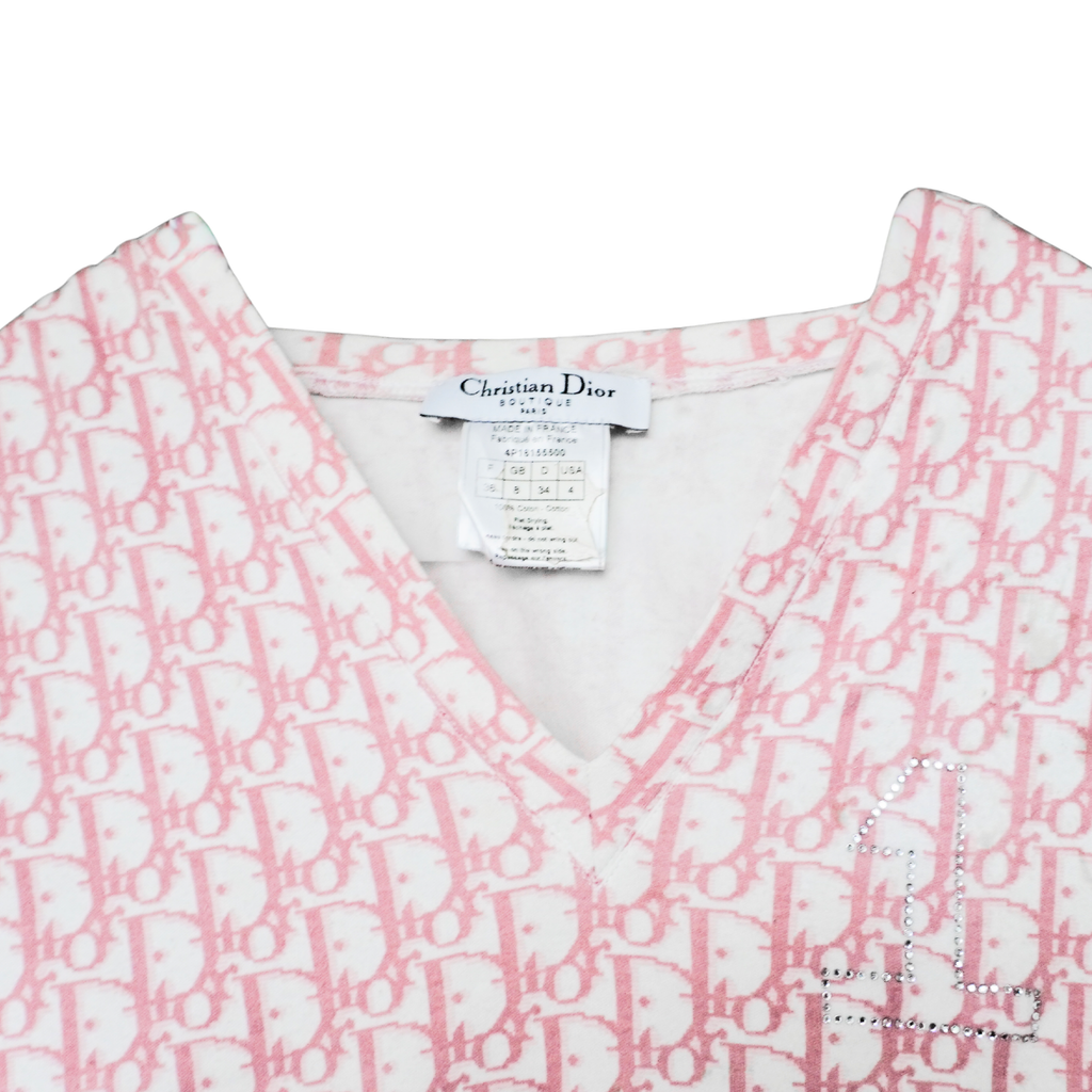 Christian Dior John Galliano Era Sleeveless Monogram Top ★