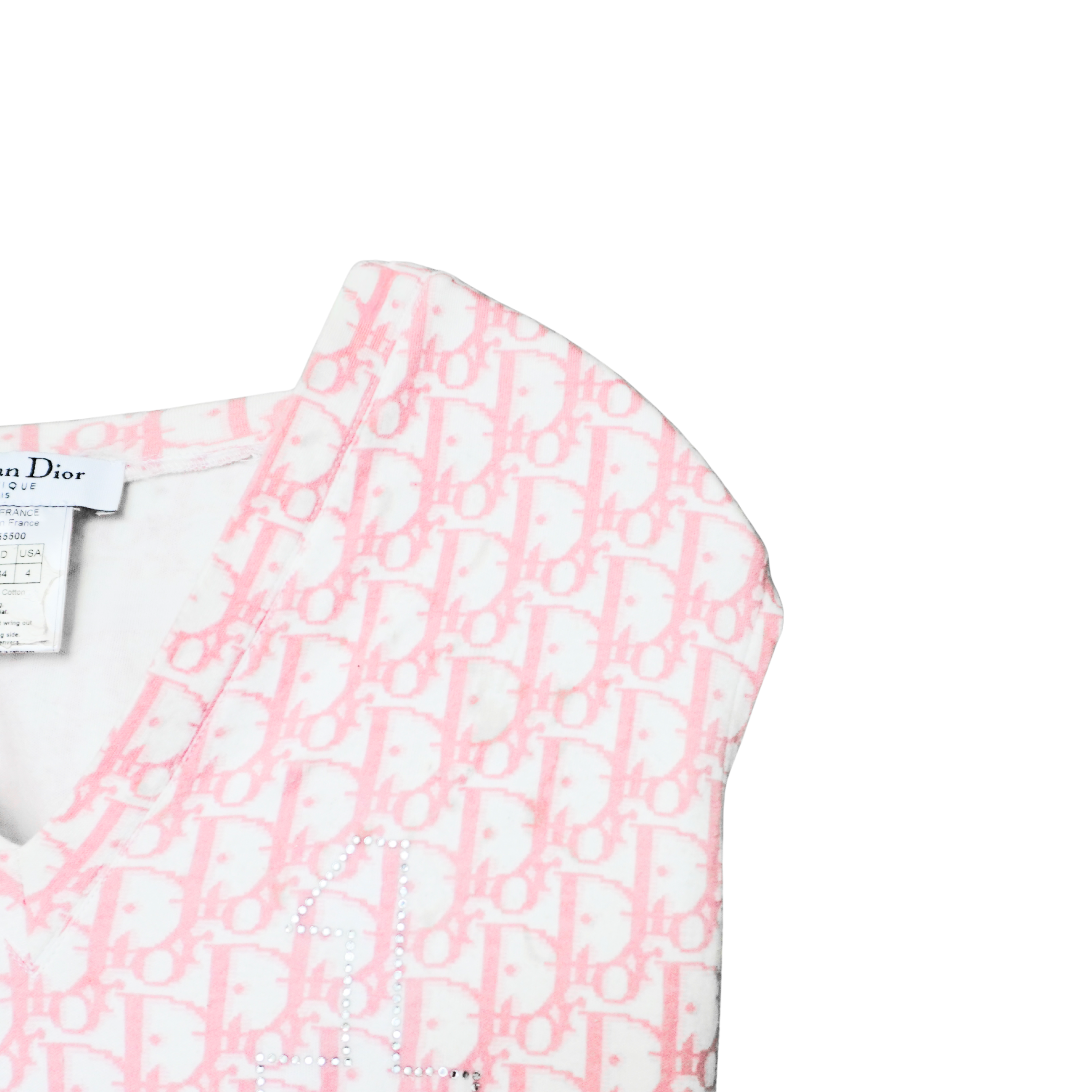 Christian Dior John Galliano Era Sleeveless Monogram Top ★