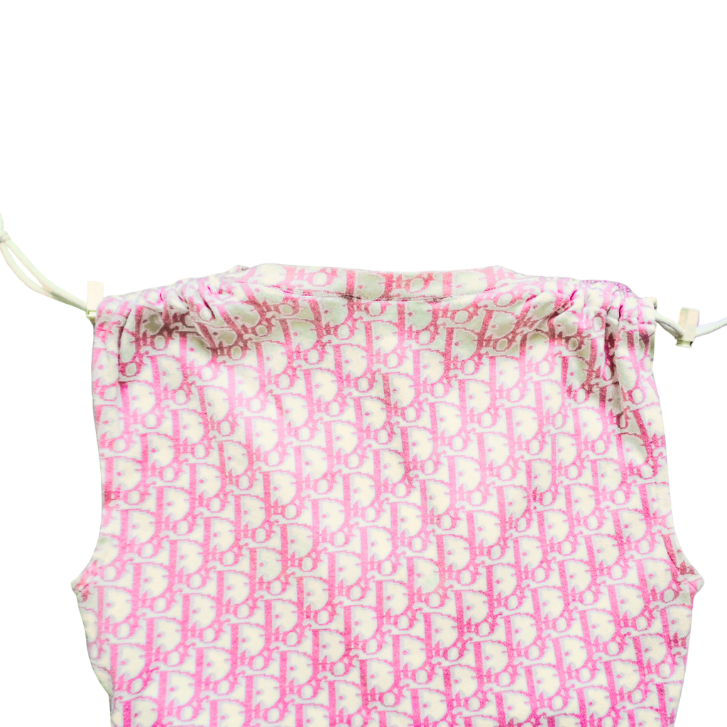 Christian Dior John Galliano Era Sleeveless Monogram Top ★