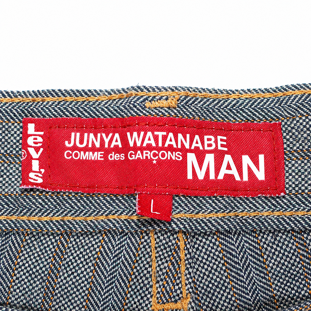 Junya Watanabe x Levis Pinstripe Poem Jeans