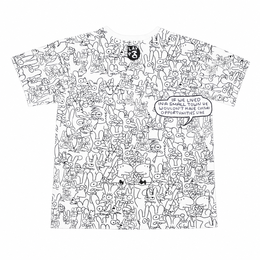 Comme des Garcons x Matt Groening All Over Print T-Shirt