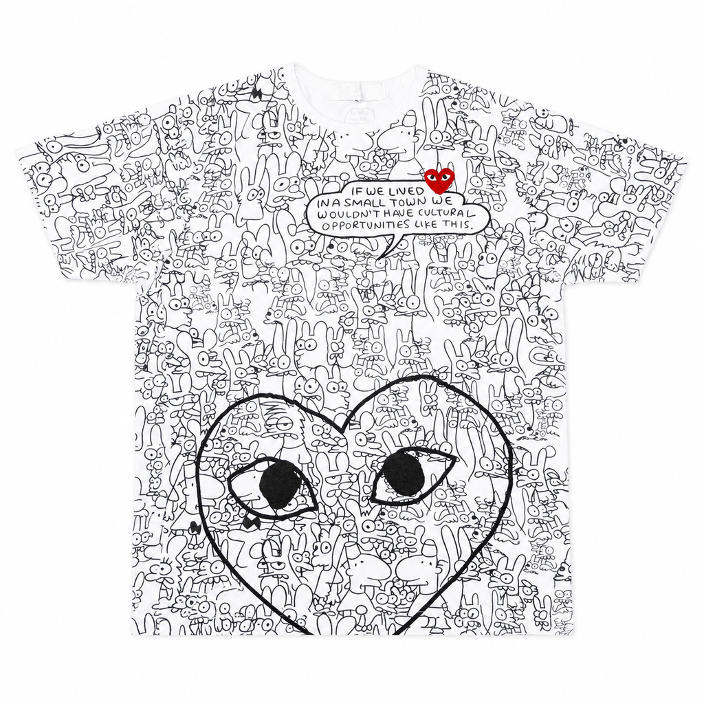 Comme des Garcons x Matt Groening All Over Print T-Shirt