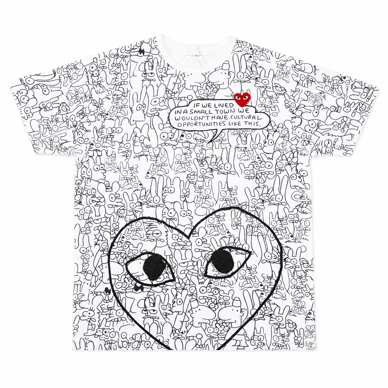 Comme des Garcons x Matt Groening All Over Print T-Shirt