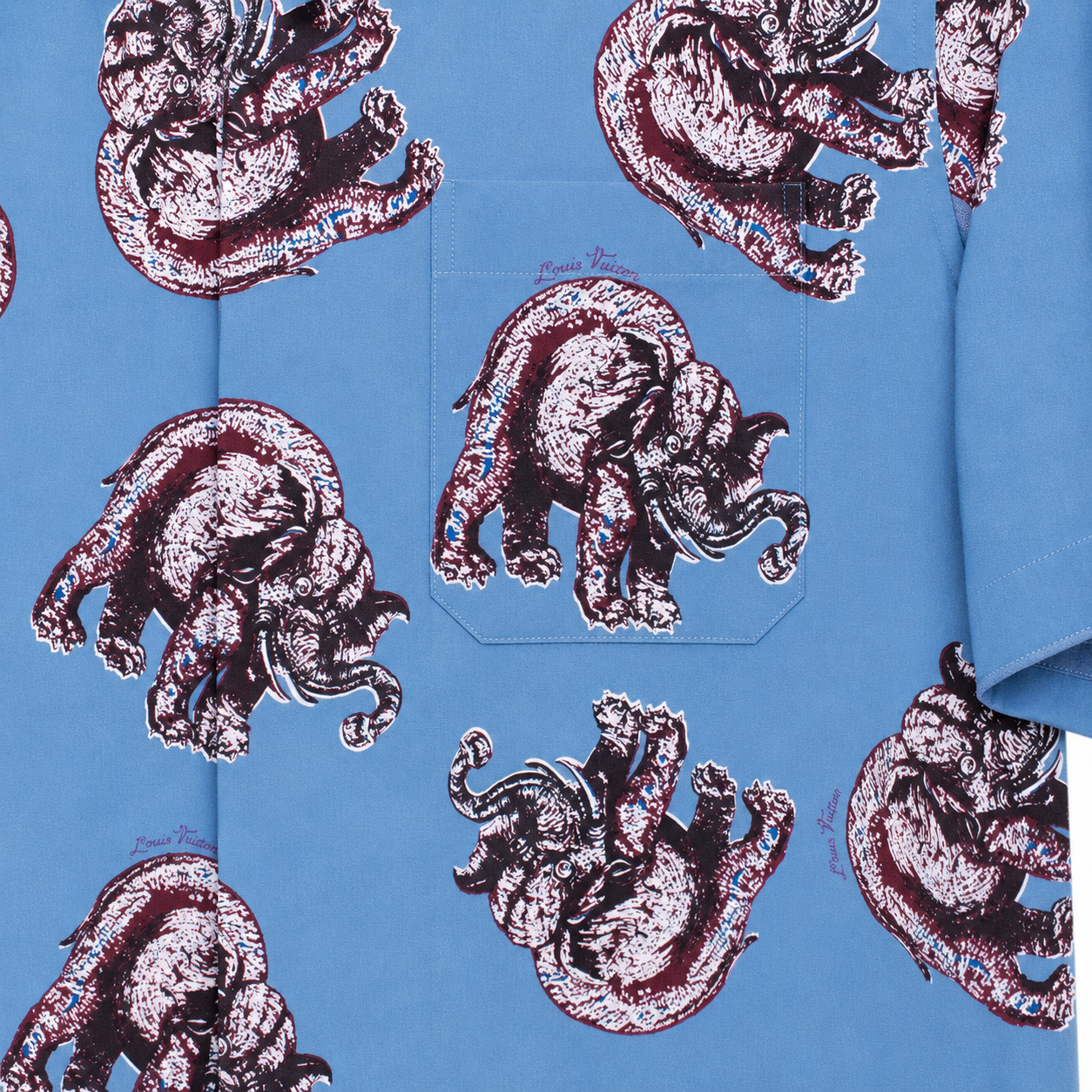 Louis Vuitton Chapman Brothers Camp Collar Shirt