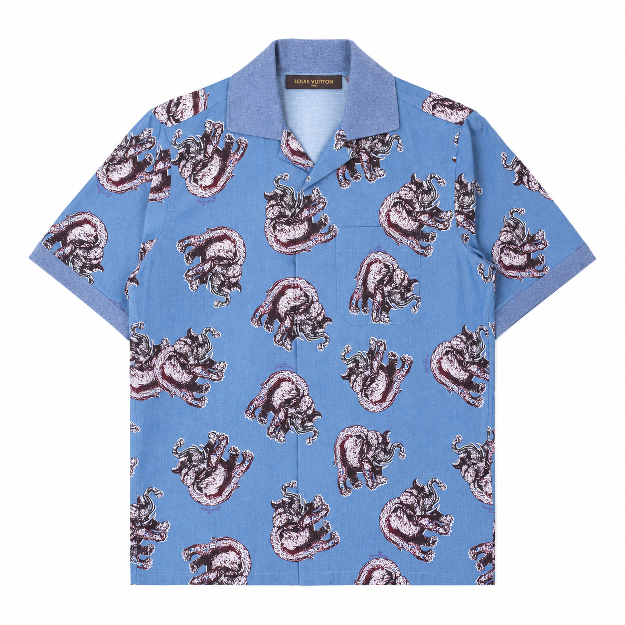 Louis Vuitton Chapman Brothers Camp Collar Shirt