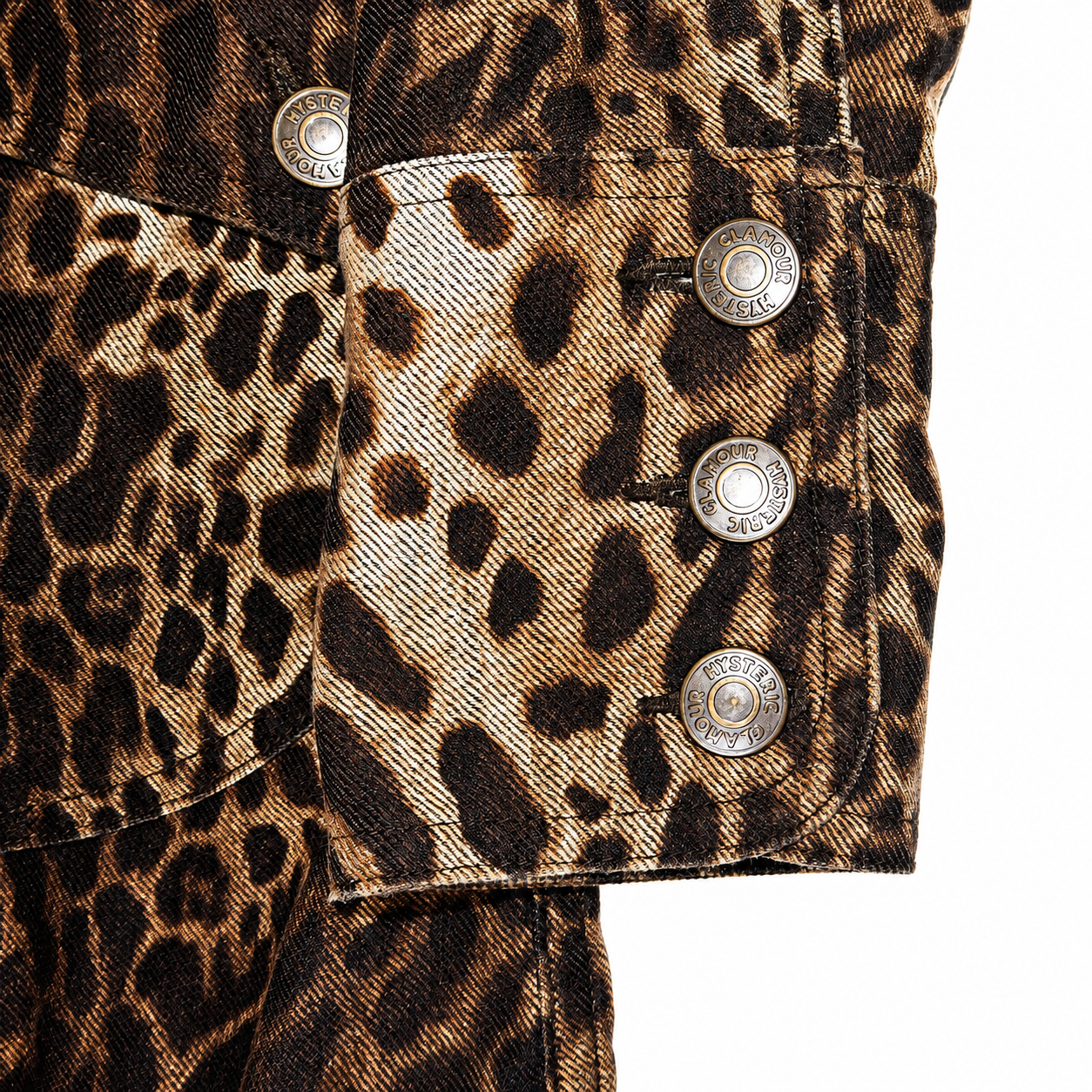 Hysteric Glamour Cheetah Print Shearling Parka