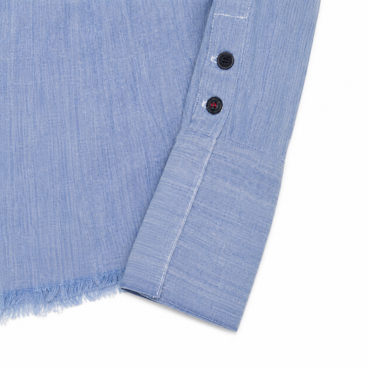 Greg Lauren Denim Patchwork Chambray Kimono