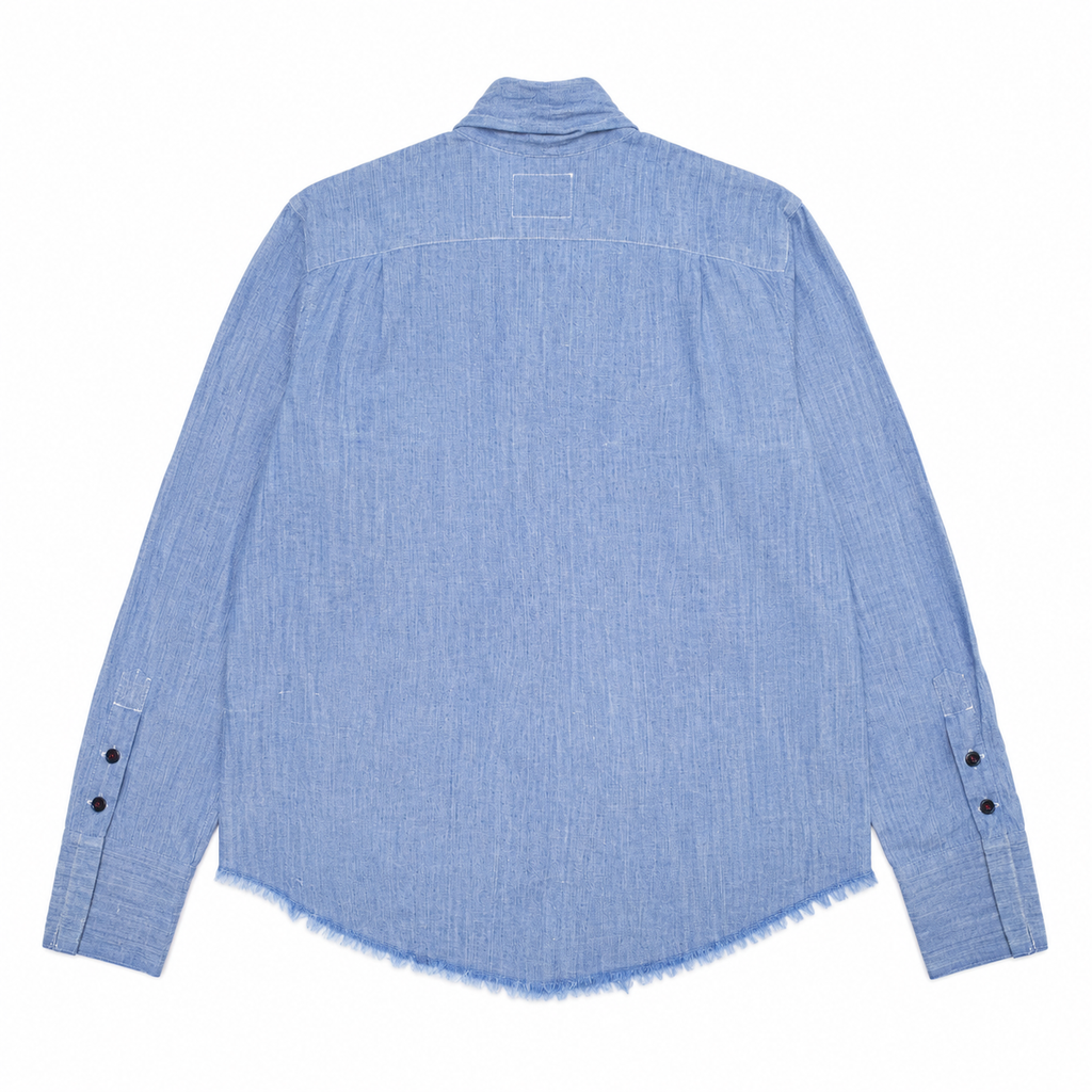 Greg Lauren Denim Patchwork Chambray Kimono