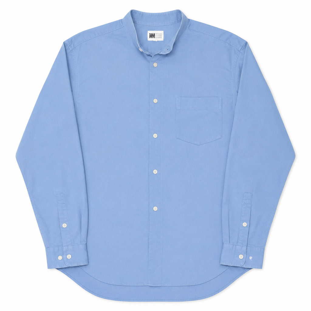 Issey Miyake Mandarin Collar Shirt