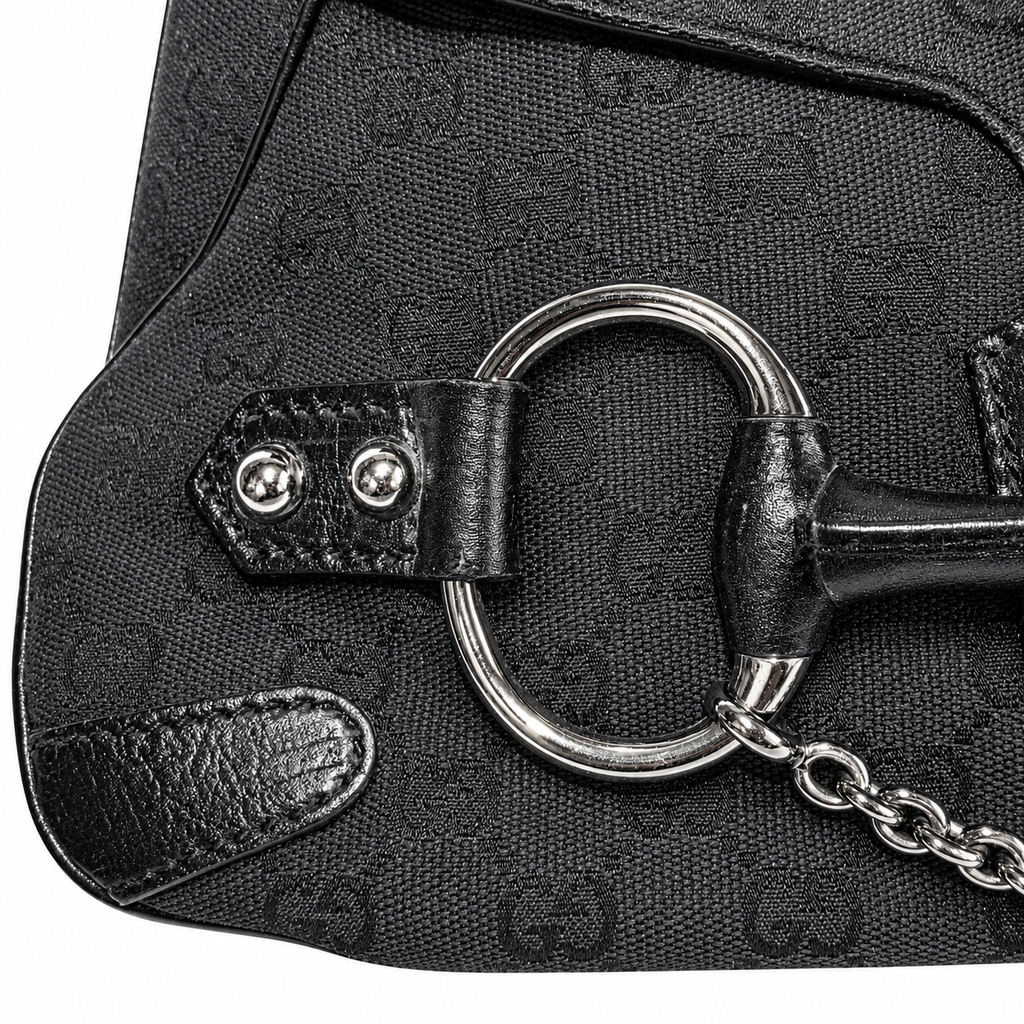 Gucci Tom Ford Monogram Horsebit Chain Bag ★