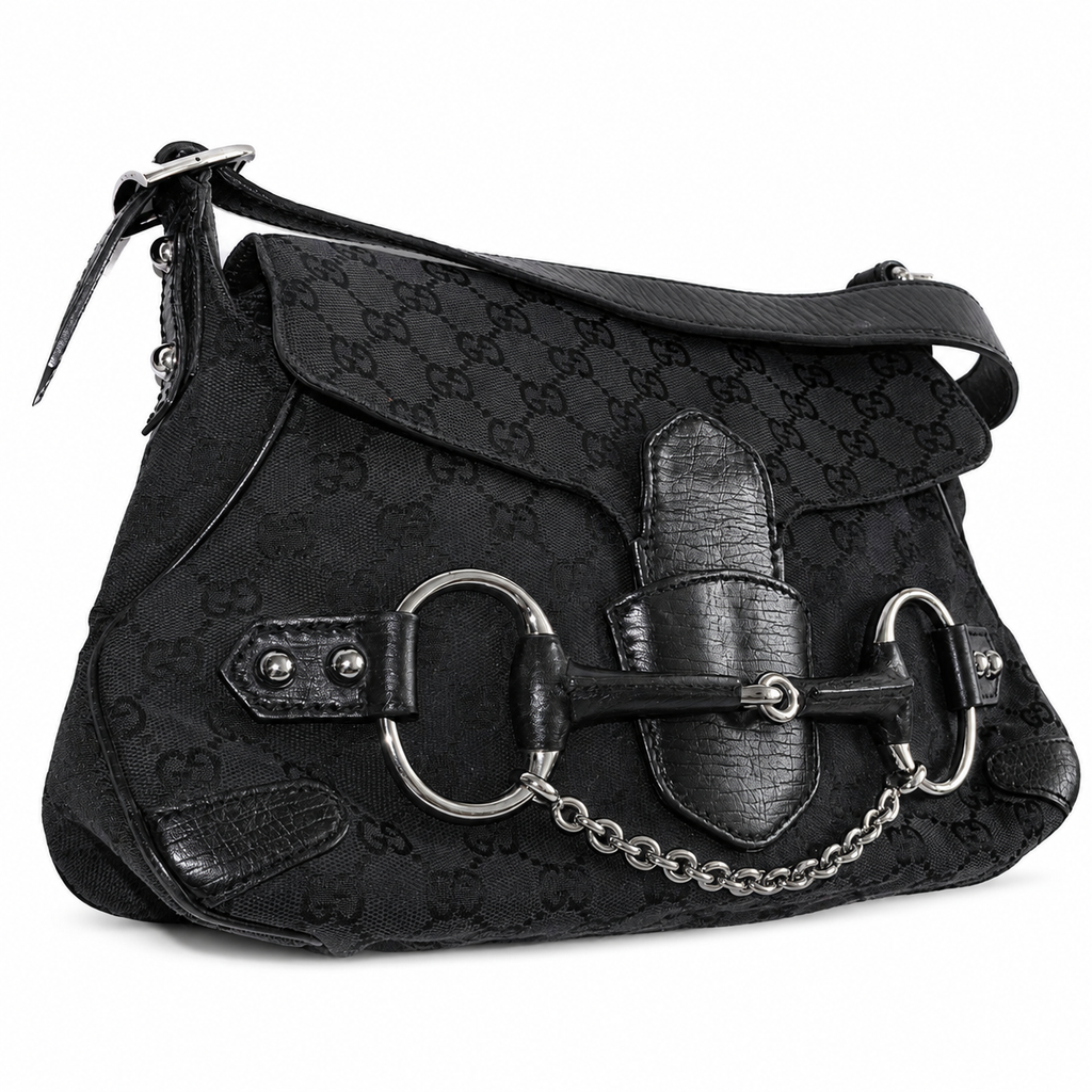 Gucci Tom Ford Monogram Horsebit Chain Bag ★