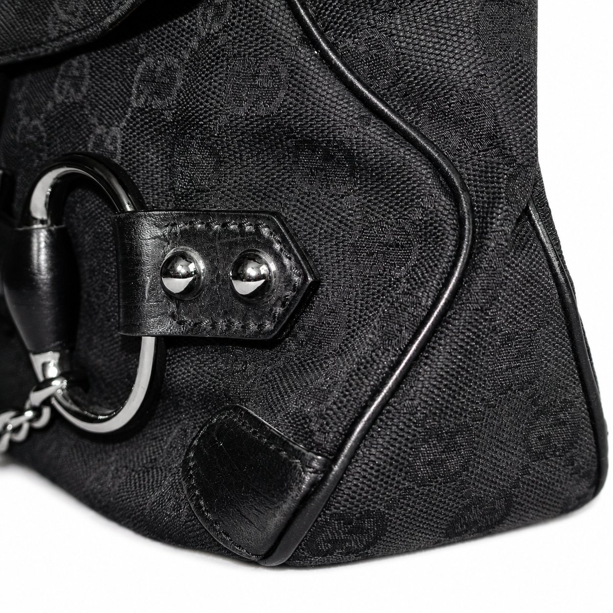 Gucci Tom Ford Monogram Horsebit Chain Bag ★