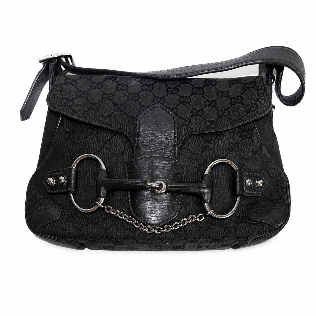Gucci Tom Ford Monogram Horsebit Chain Bag ★