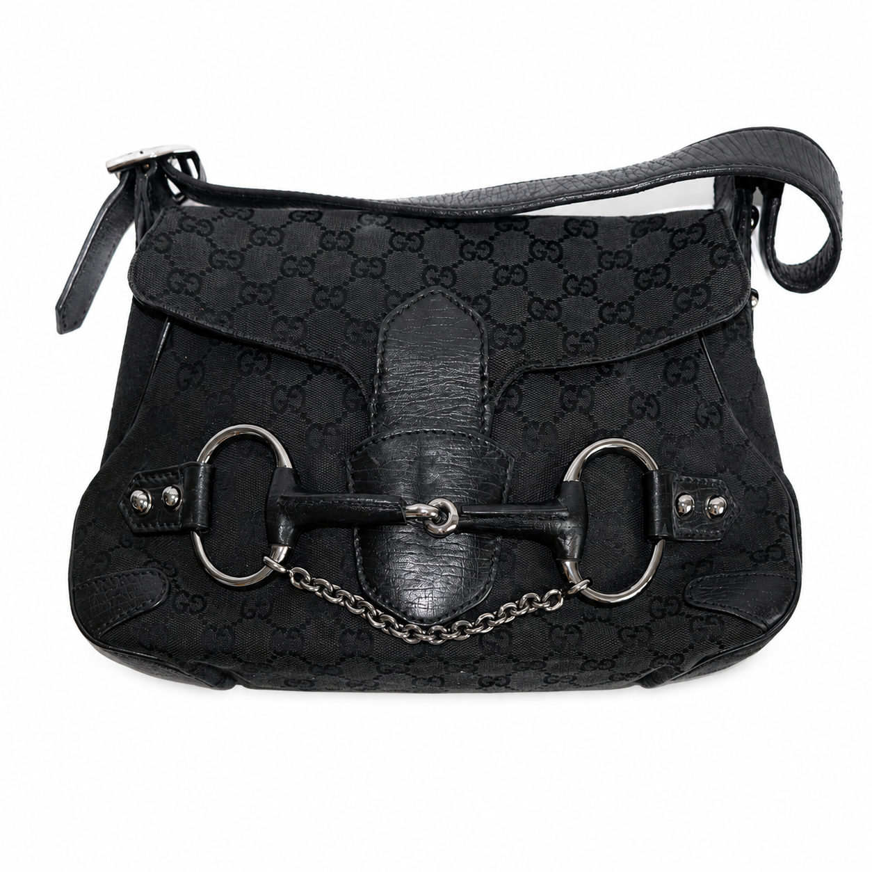 Gucci Tom Ford Monogram Horsebit Chain Bag ★