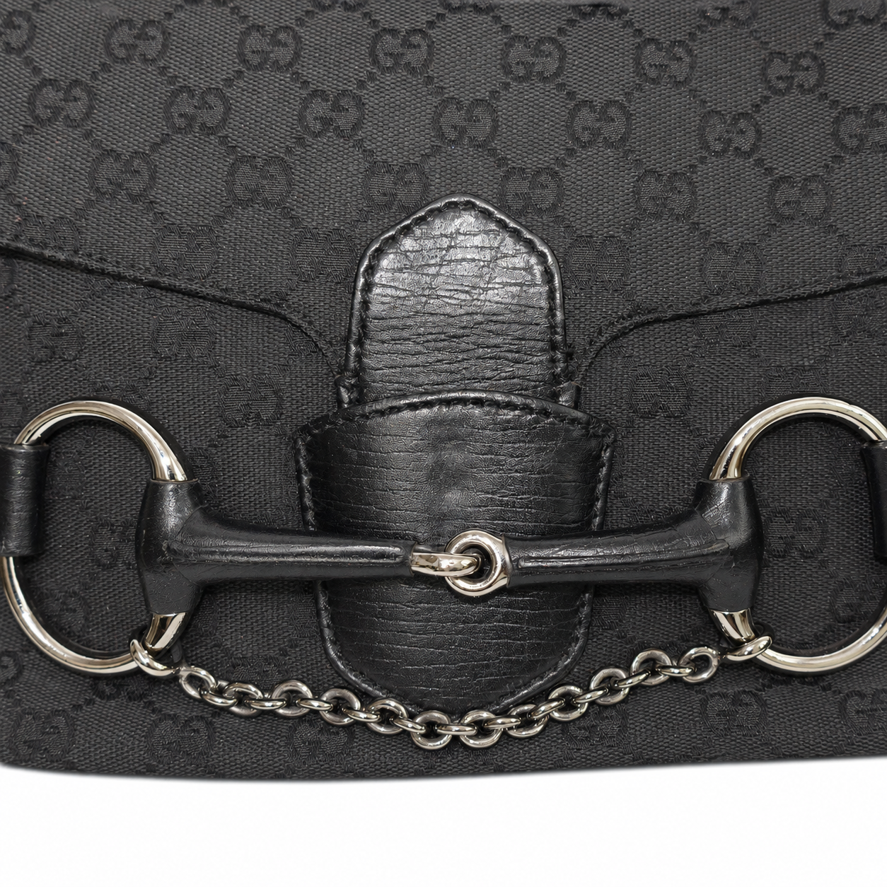 Gucci Tom Ford Monogram Horsebit Chain Bag ★