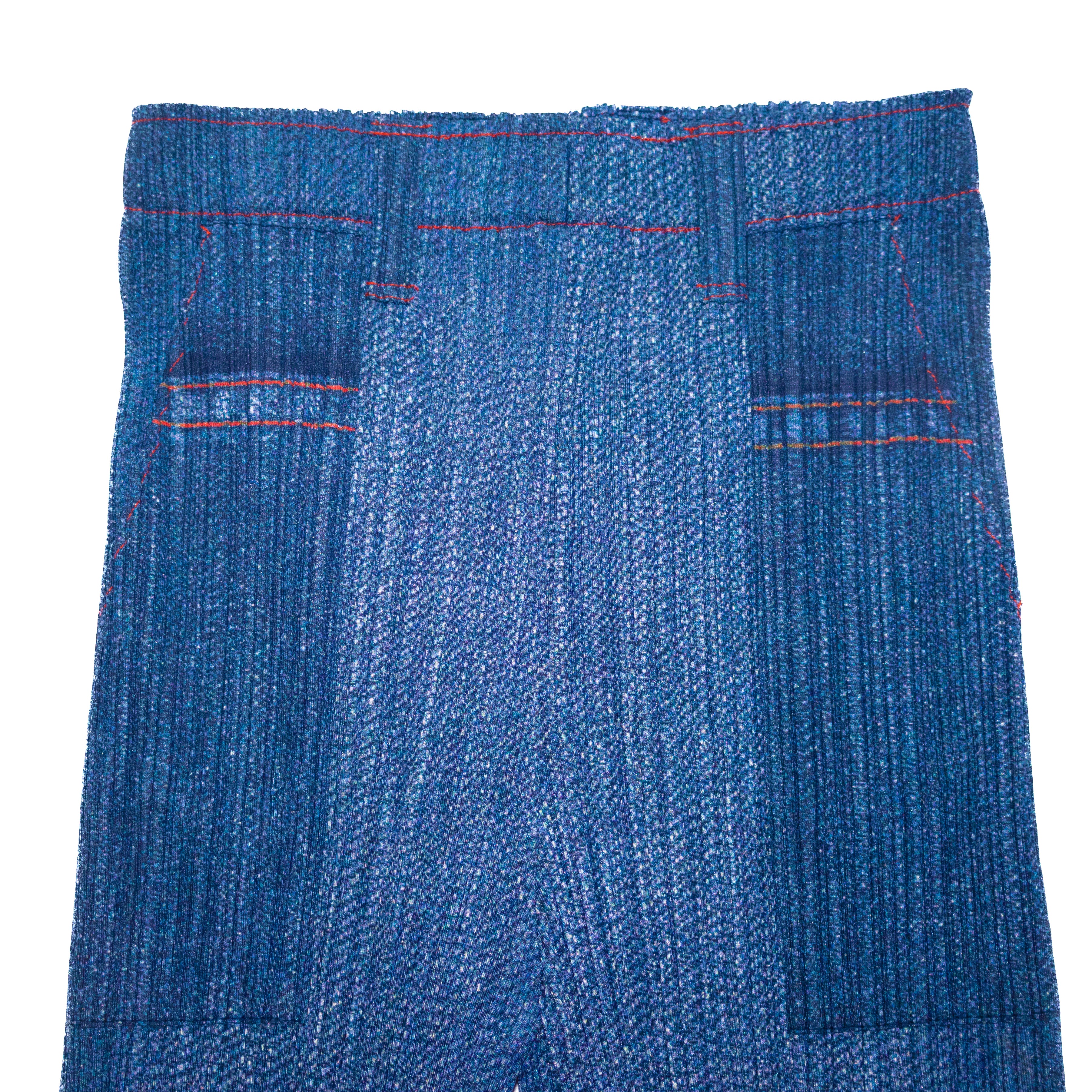Issey Miyake Denim Jean Effect Pleats ★