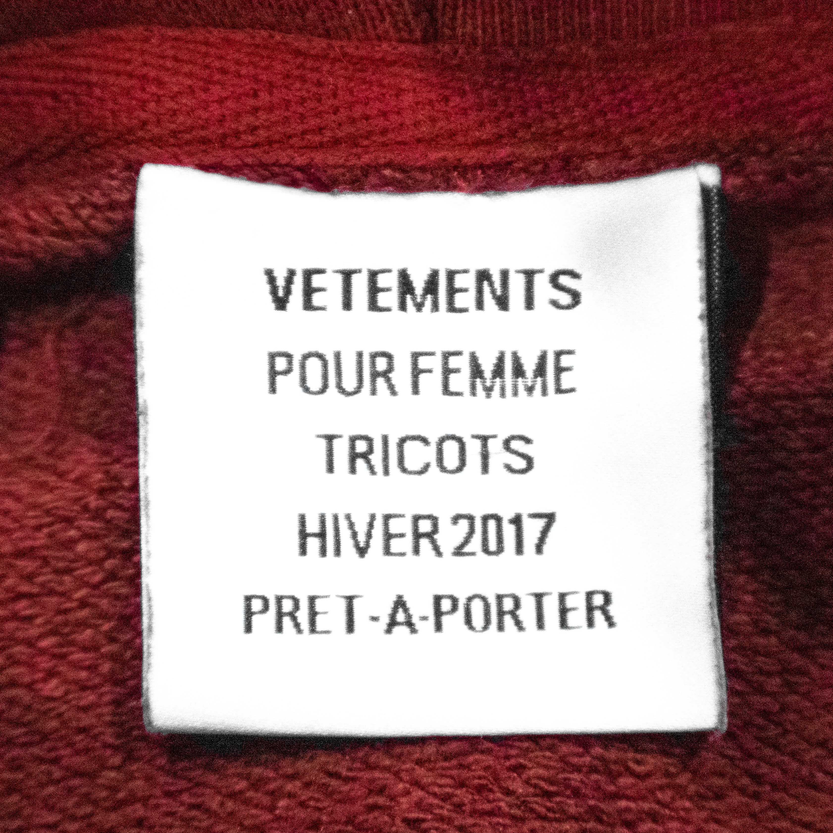 Vetements "May The Bridges" Runway Hoodie
