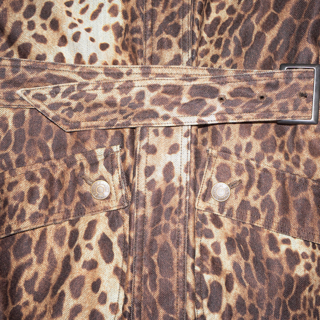 Hysteric Glamour Cheetah Print Shearling Parka