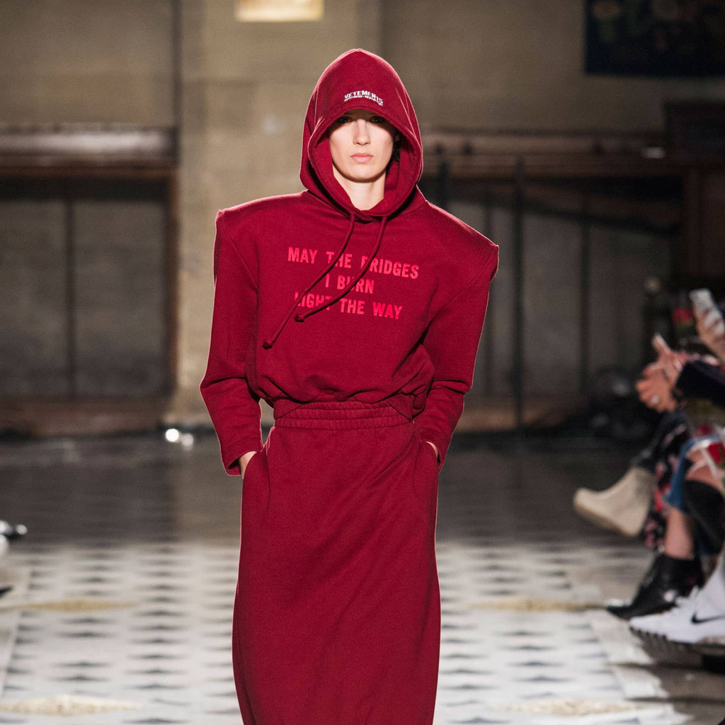 Vetements "May The Bridges" Runway Hoodie